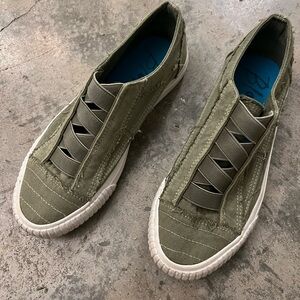 Blowfish Green Slip-On Sneakers